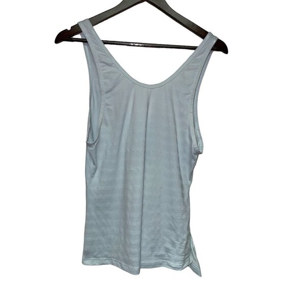 Athleta Tops - Athleta Seafoam Stripe Sleeveless Waist Tie Tank Top Women's Size Small